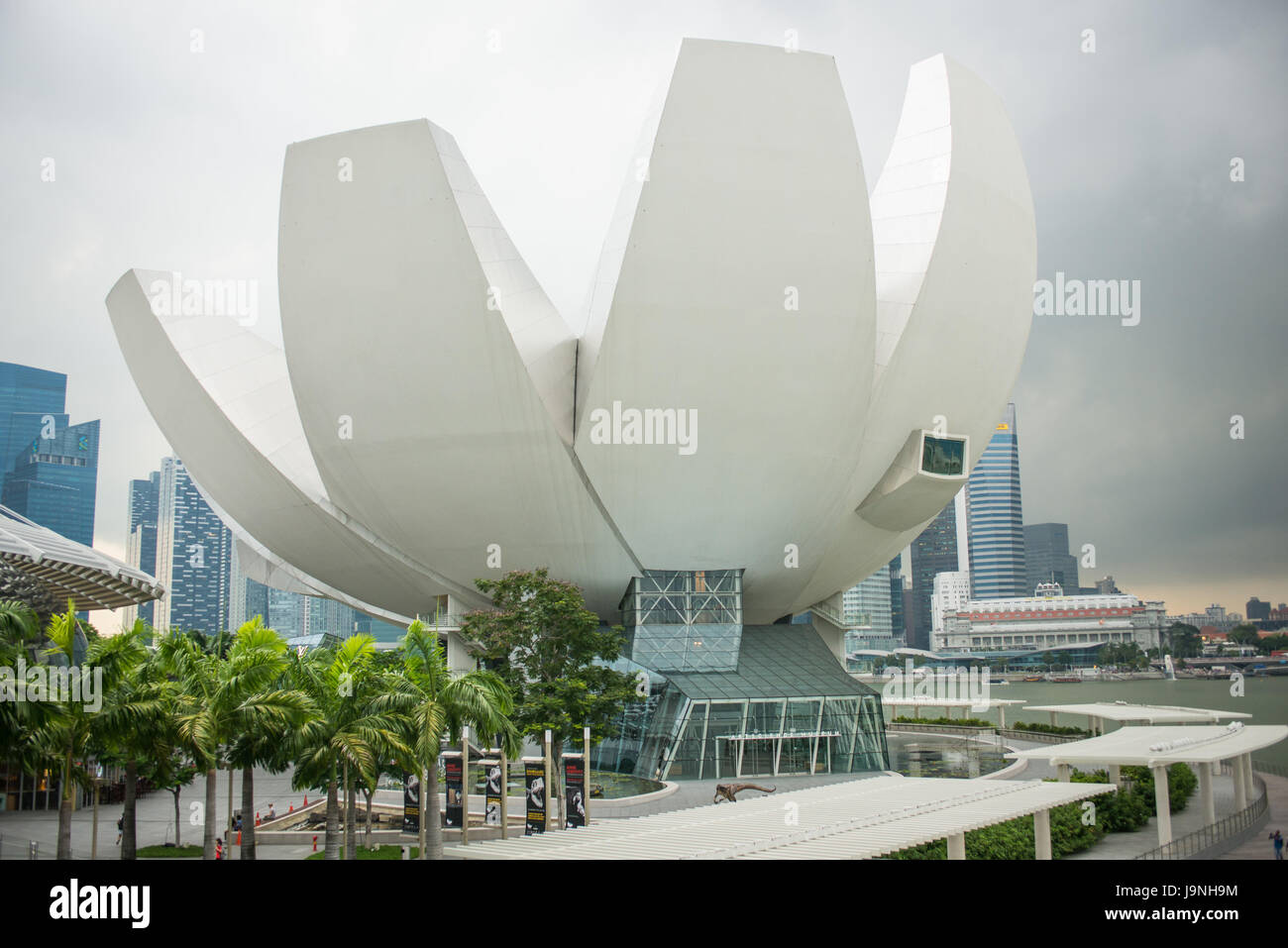 ArtScience Museum in Singapur. Stockfoto