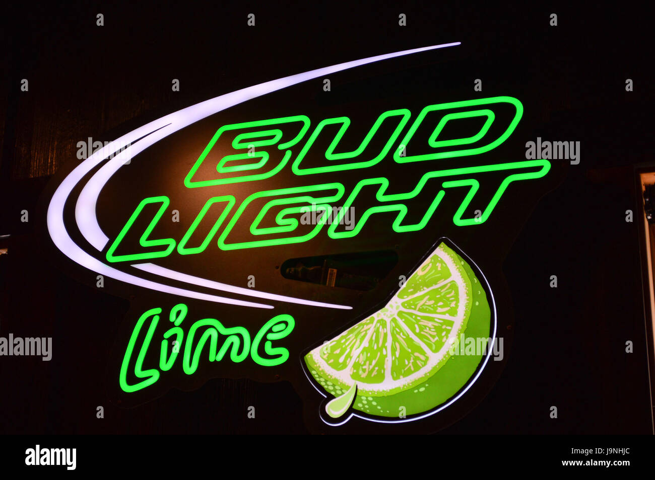 Bud Light Lime Stockfoto