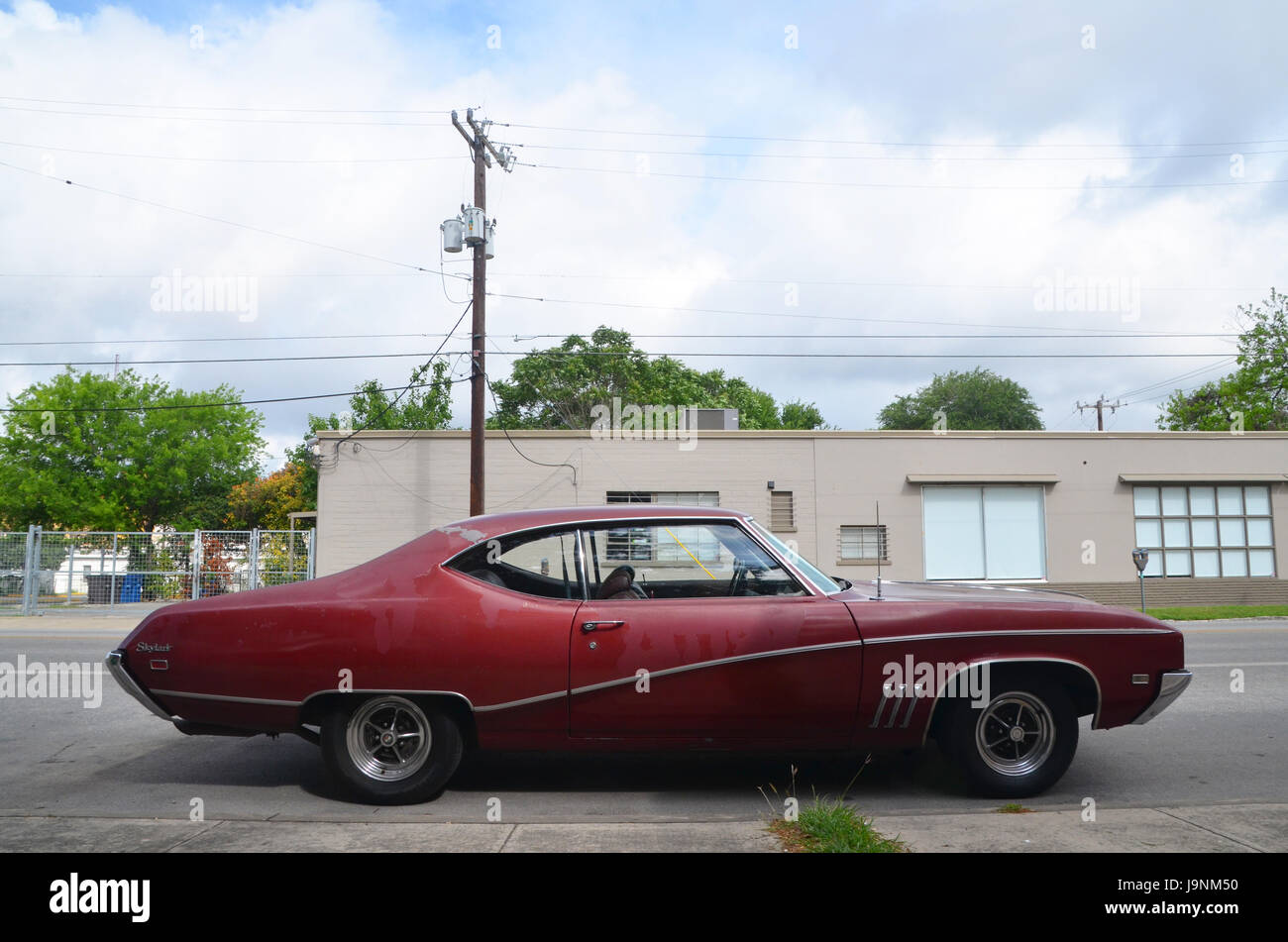 Classic American Auto Buick Skylark in San antonio Texas USA geparkt Stockfoto