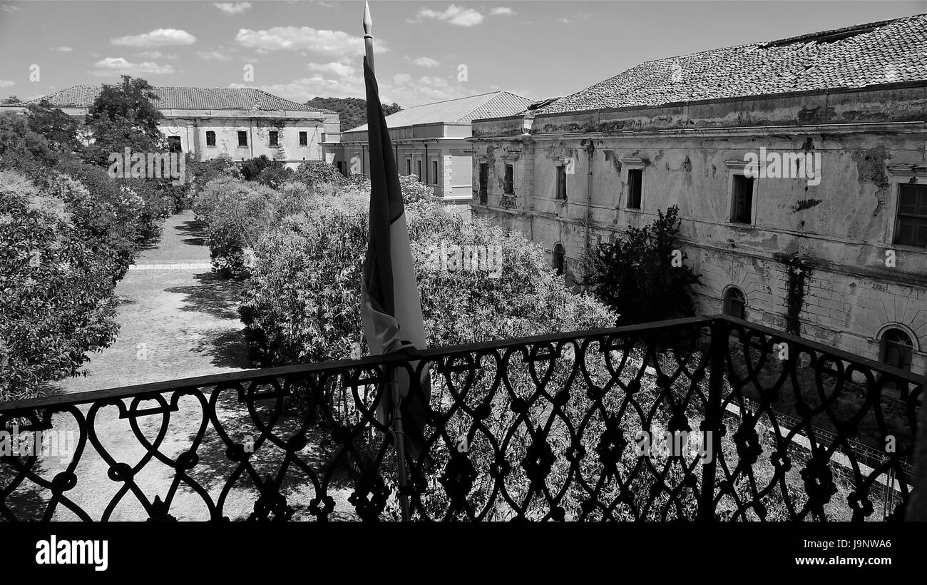 Eine Tour in Castiadas Strafkolonie in Sardinien Stockfoto
