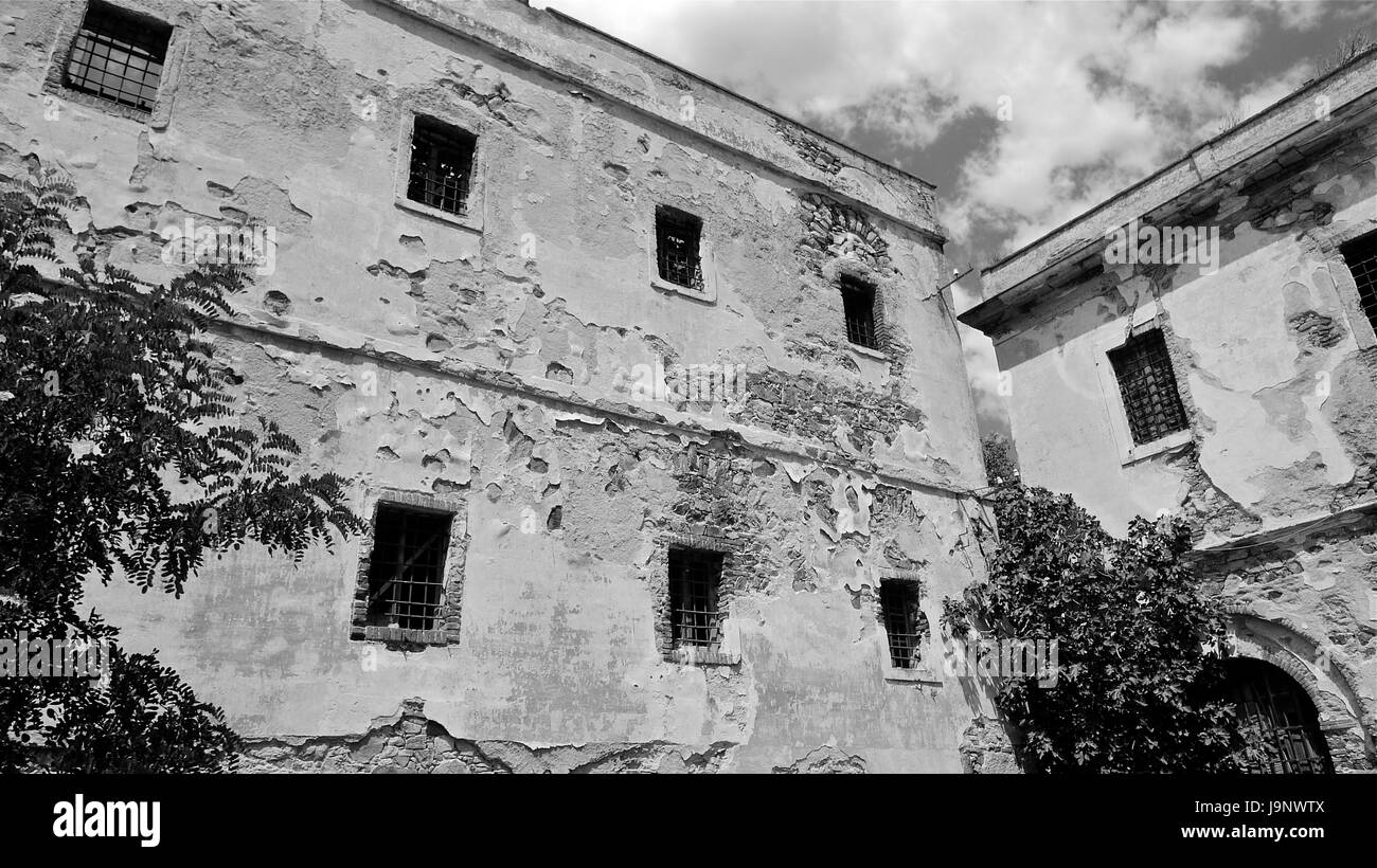 Eine Tour in Castiadas Strafkolonie in Sardinien Stockfoto