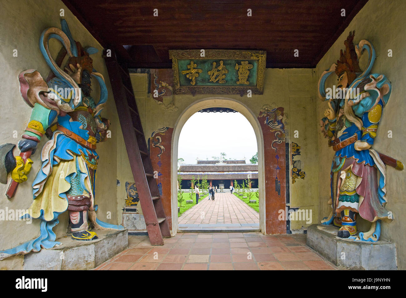 Vietnam, Gee, Thien Mu Pagode, Detail, Stockfoto