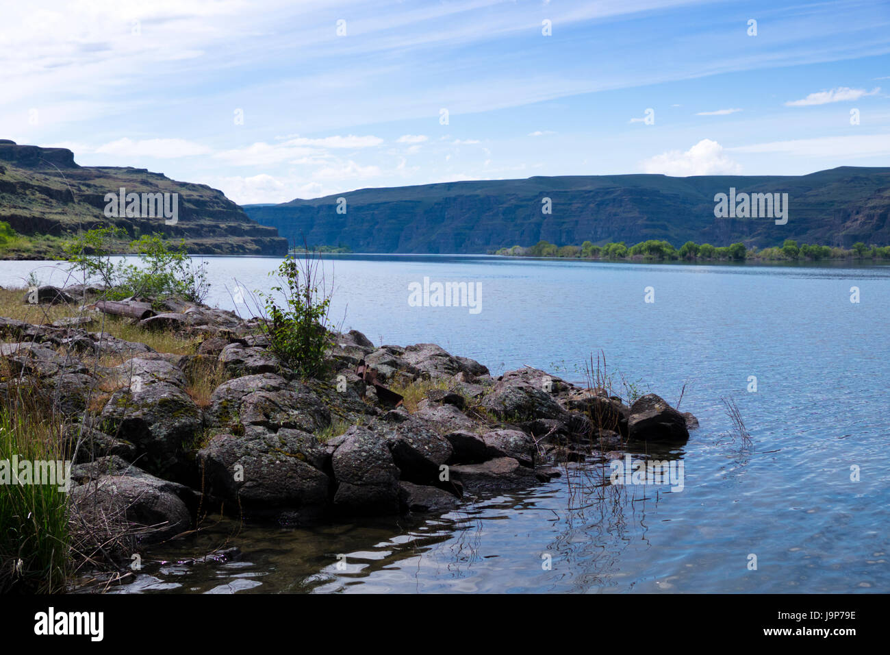 Columbia River Gorge. Stockfoto