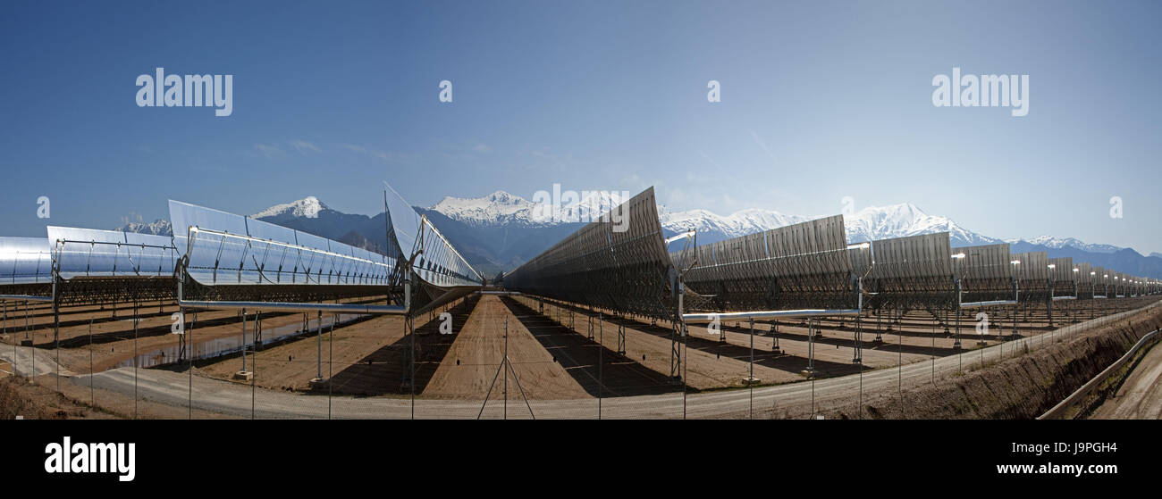 Spanien, Andalusien, solar Anlage, nahe La Calahorra, Panorama, Stockfoto