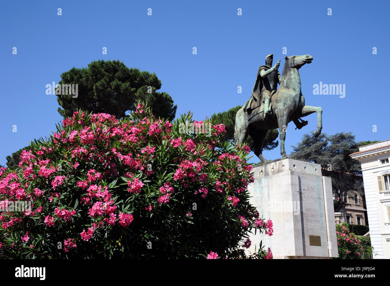 Rom-Denkmal Simón Bolívar Stockfoto