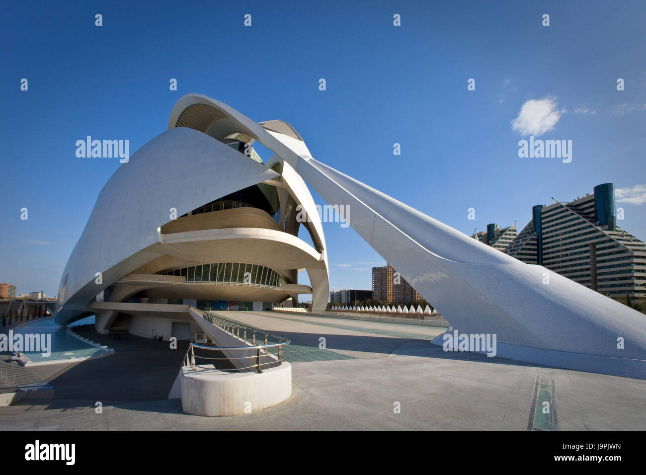 Spanien, Valencia, Science Center, Stadt der Künste und der Wissenschaften, Stockfoto