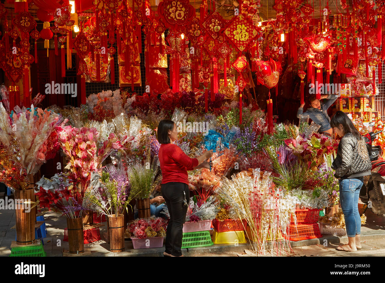 Deko-Shop, Altstadt, Hanoi, Vietnam Stockfoto
