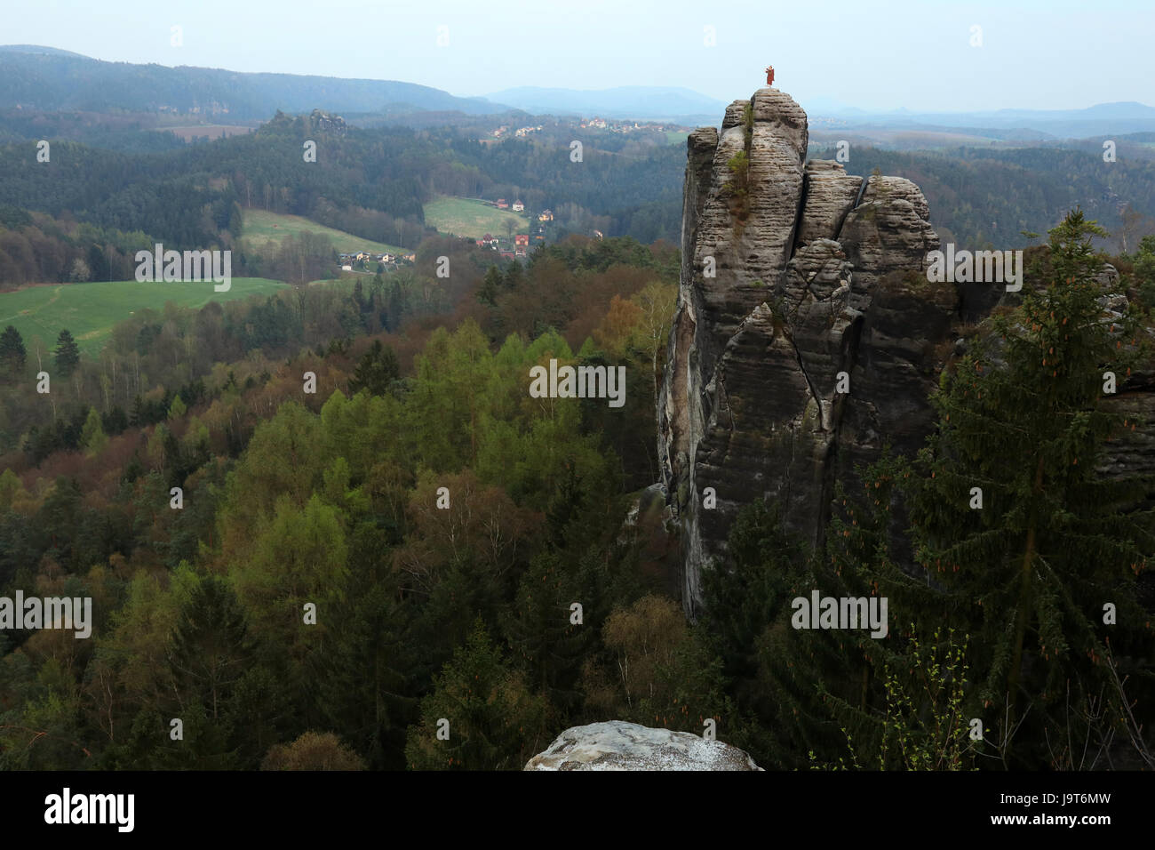 Bastei, Sächsische Schweiz, Deutschland Stockfoto