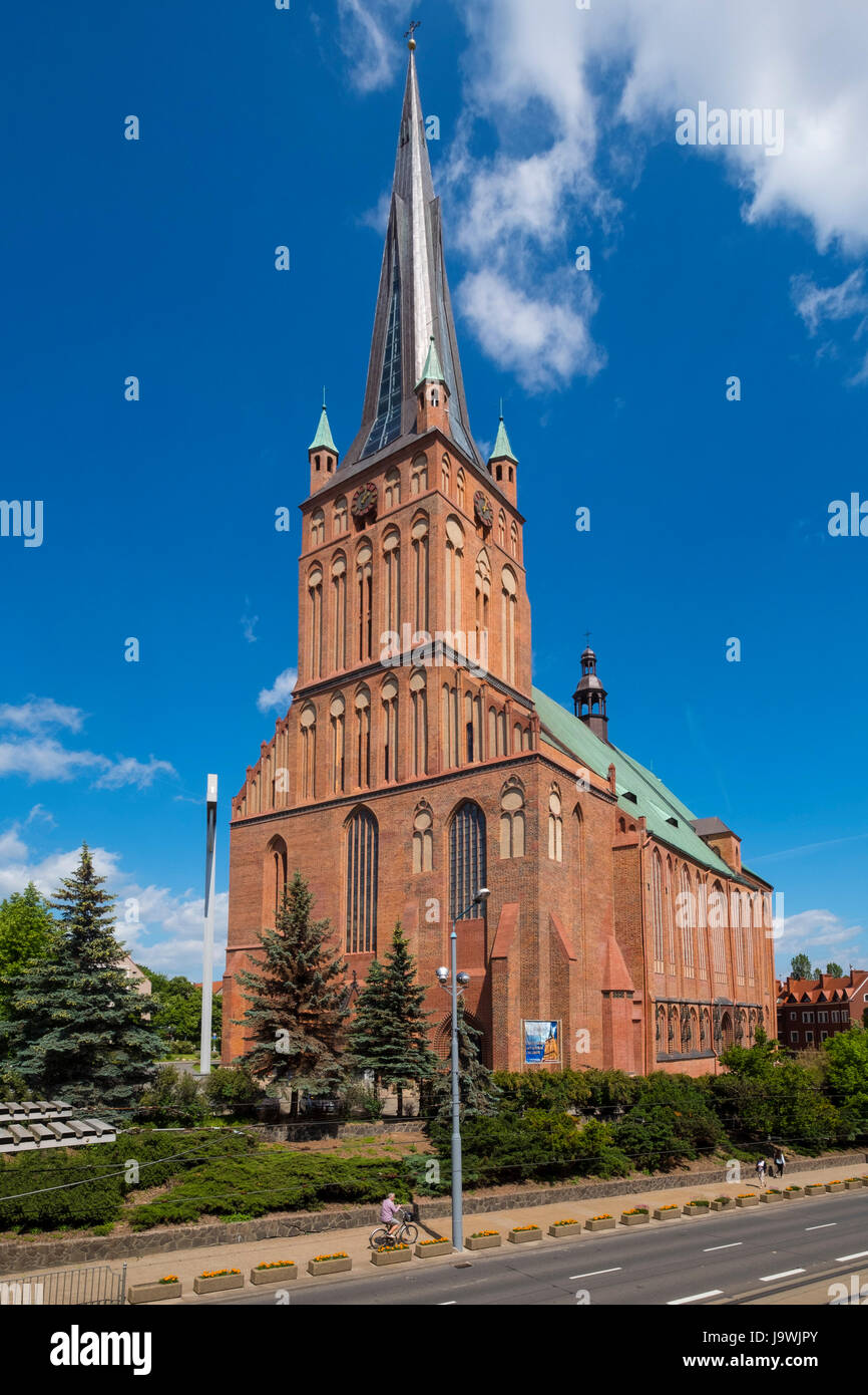 Kathedrale Basilica of St. James der Apostel in Stettin, Polen. Stockfoto