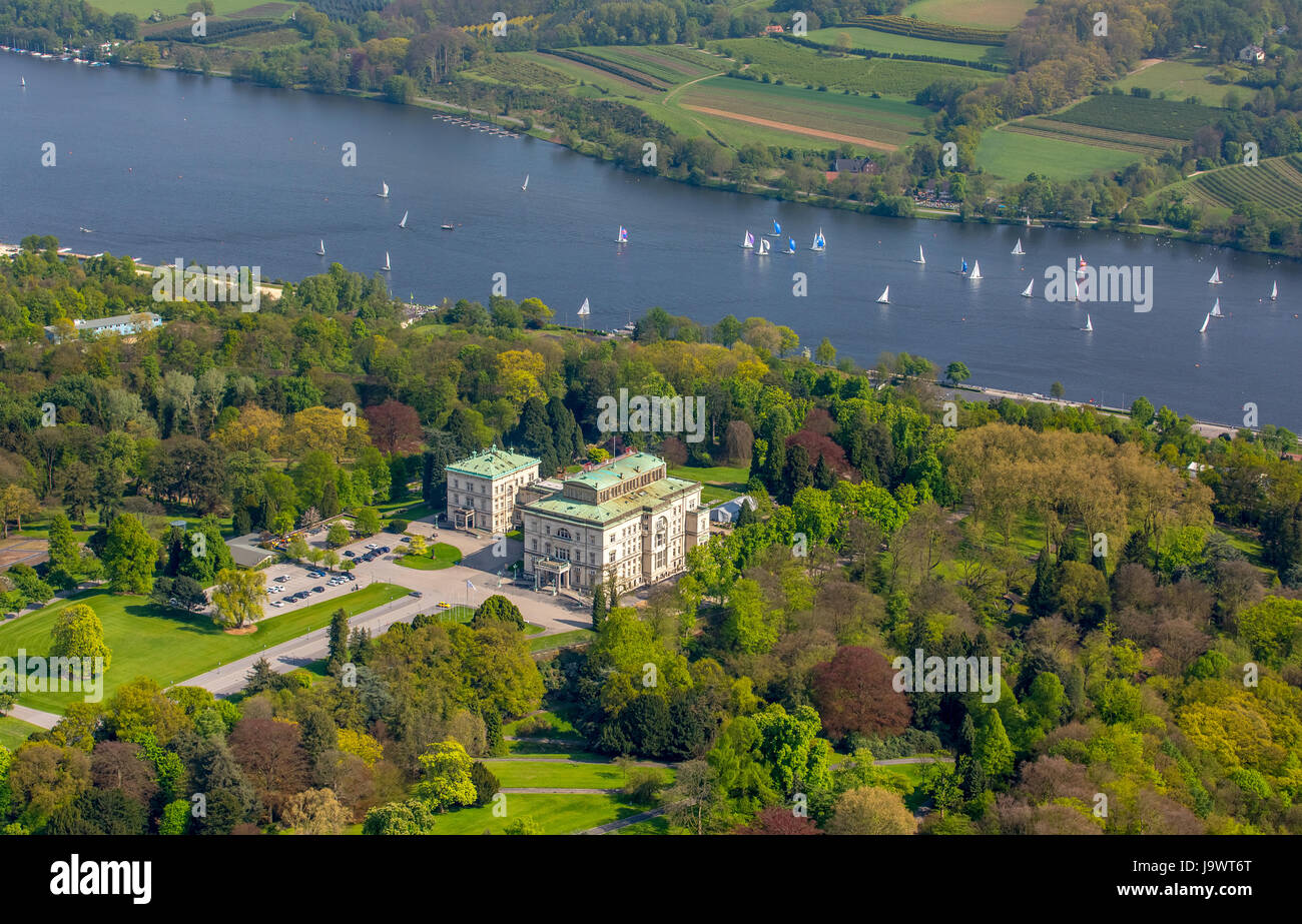 Villa Huegel am Baldeneysee, See Baldeney, Deutschland, Nordrhein ...