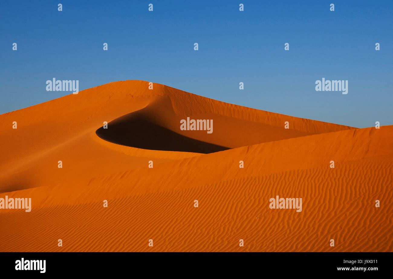 Sahara-Dünen Stockfoto