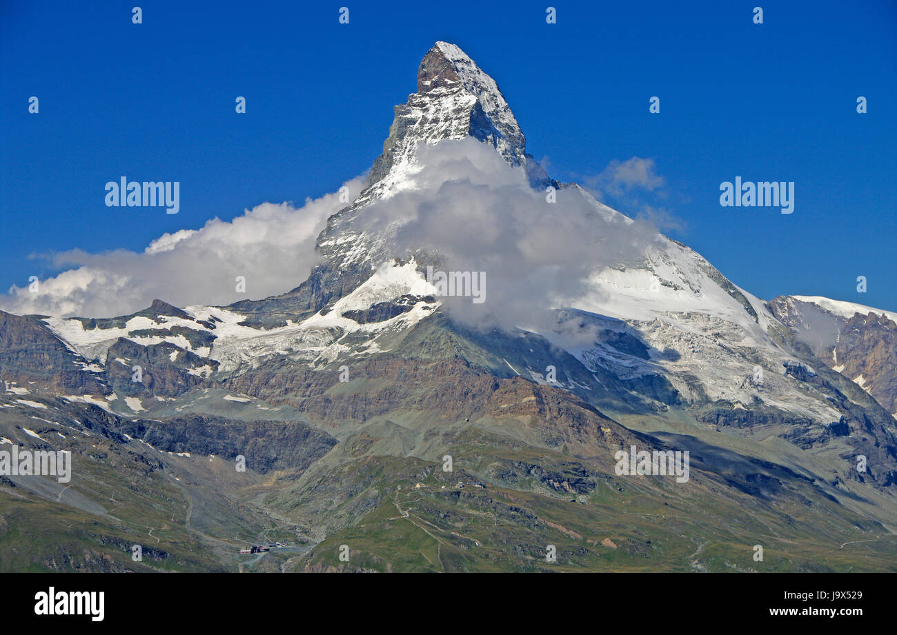 Schweiz, steigen, Klettern, Klettern, steigen, bergauf, Lauffläche, kraxeln, Wallis, Stockfoto