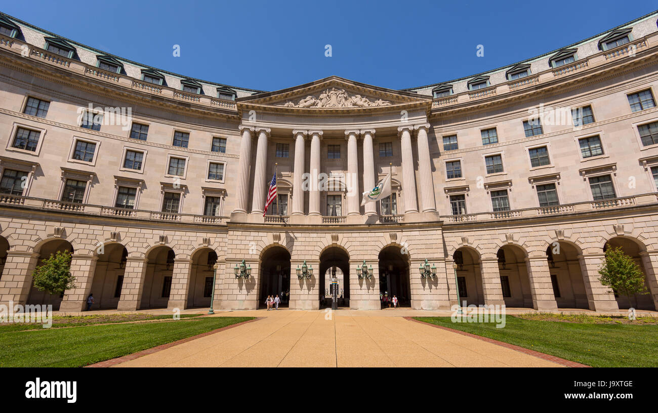 WASHINGTON, DC, USA - United States Environmental Protection Agency Gebäude, EPA-zentrale. Stockfoto