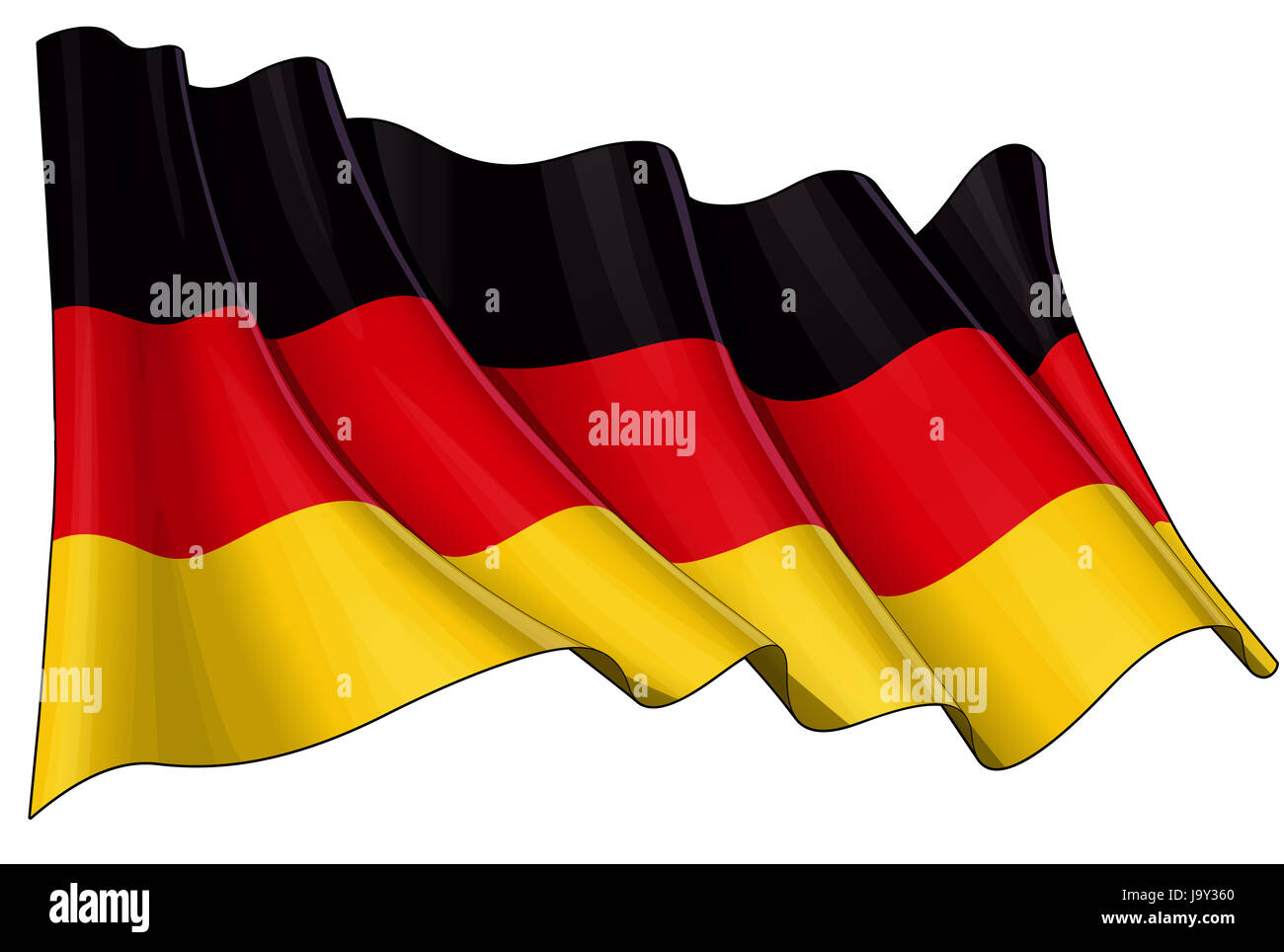 Berlin, Deutschland, Bundesrepublik Deutschland, Flagge, Deutsch, schwarz, dunkelhäutigen, Stockfoto