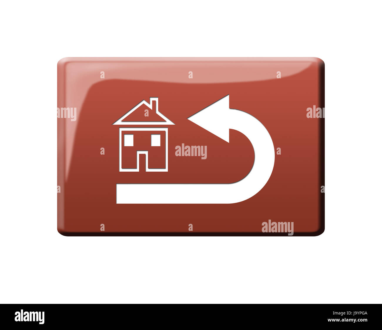 zurück zum Warenkorb Stockfoto