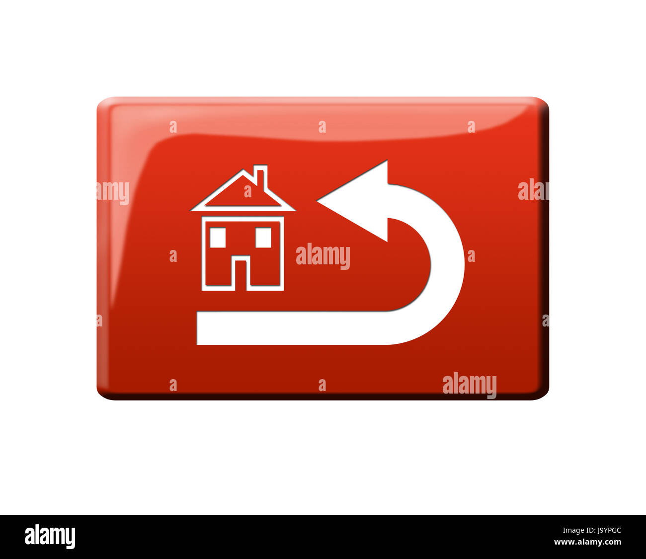 zurück zum Warenkorb Stockfoto