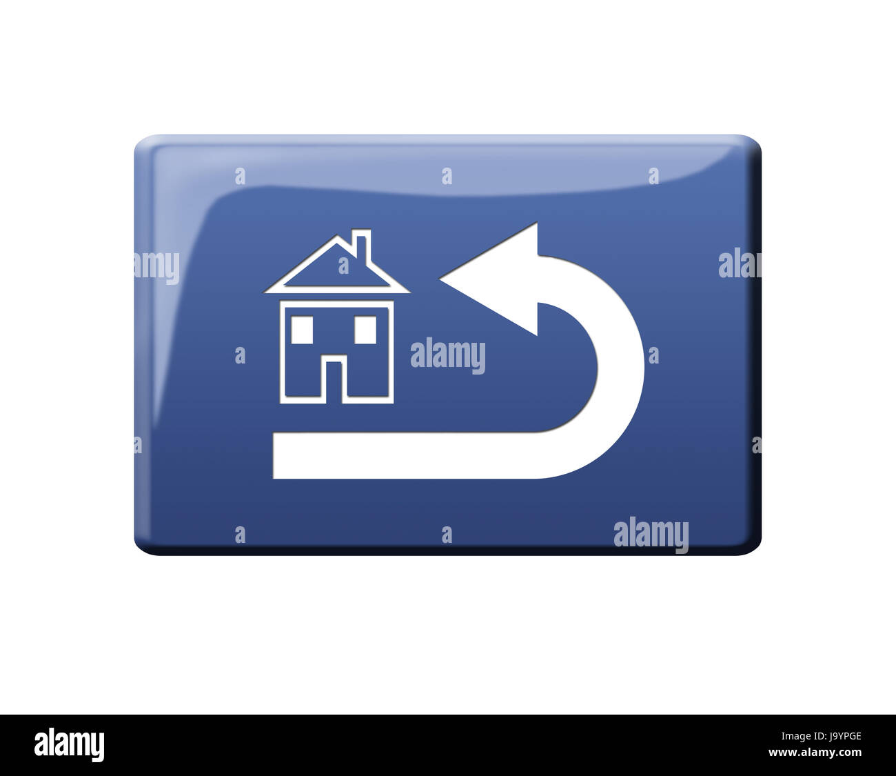 zurück zum Warenkorb Stockfoto