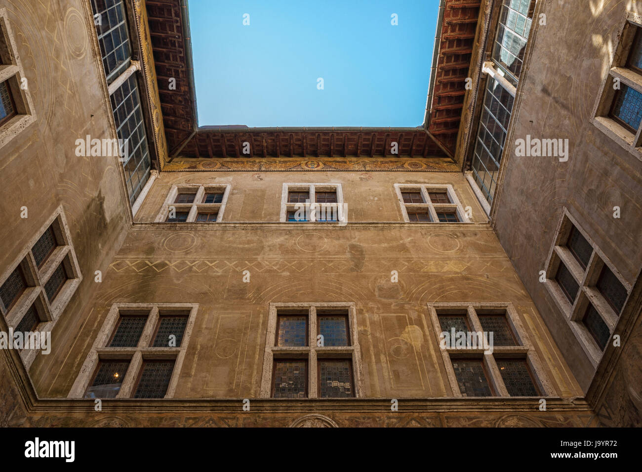 PIENZA TUSCANY / Italien, 30. Oktober 2016 Palazzo Piccolomini