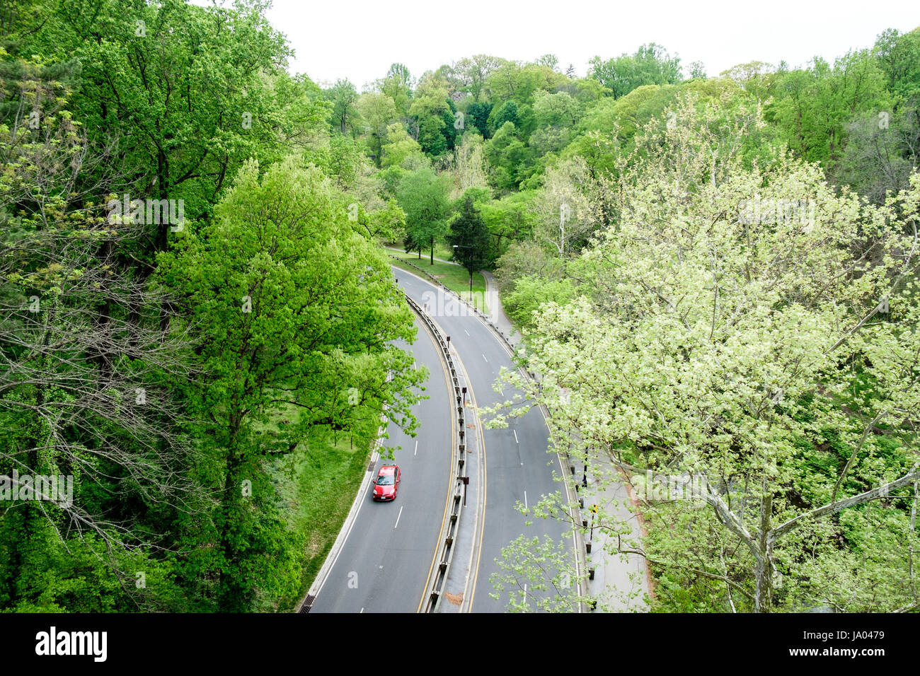 Rock Creek Parkway, Kalorama Viertel von Washington DC, USA Stockfoto