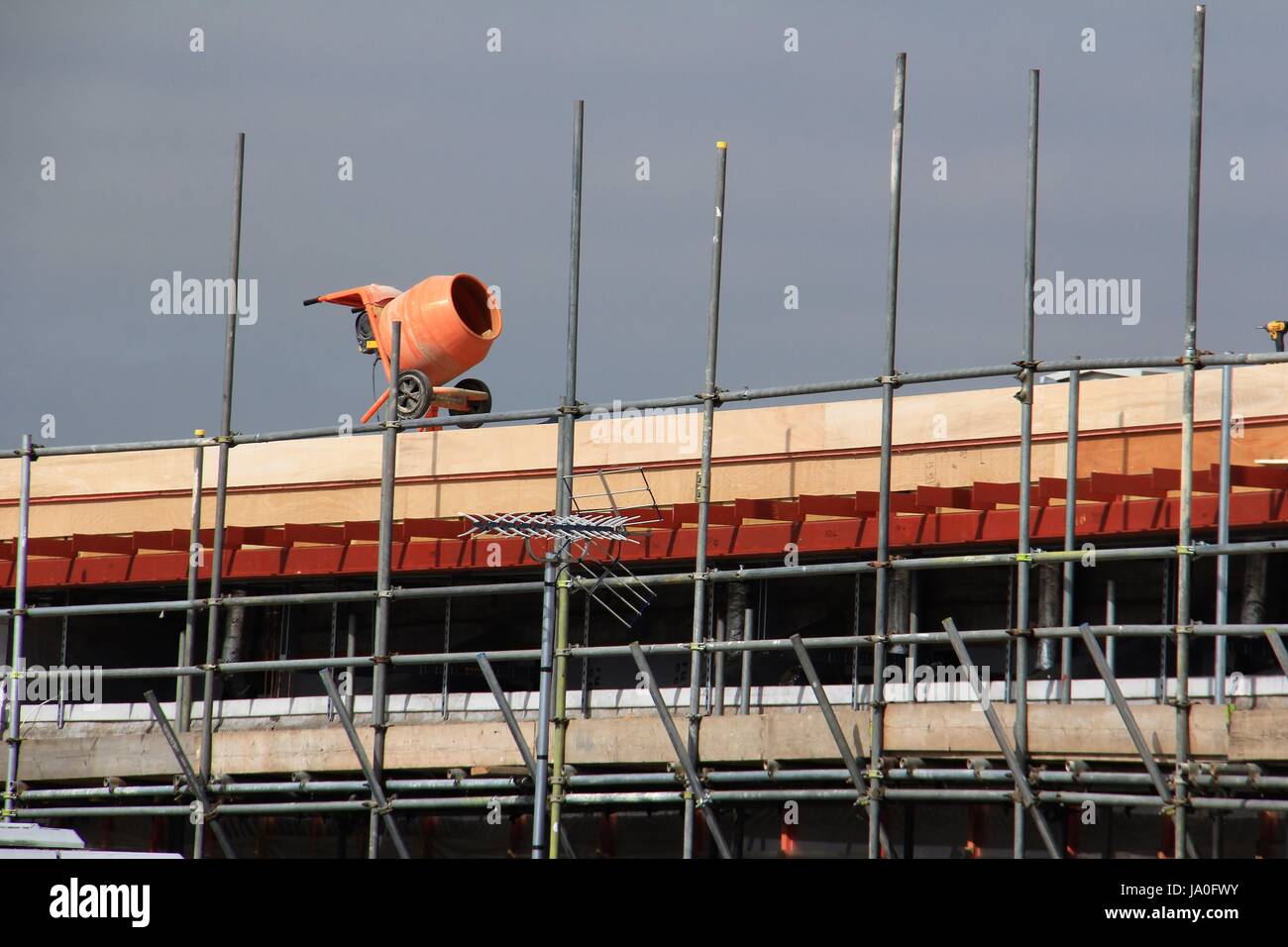 Britische Bau Stockfoto