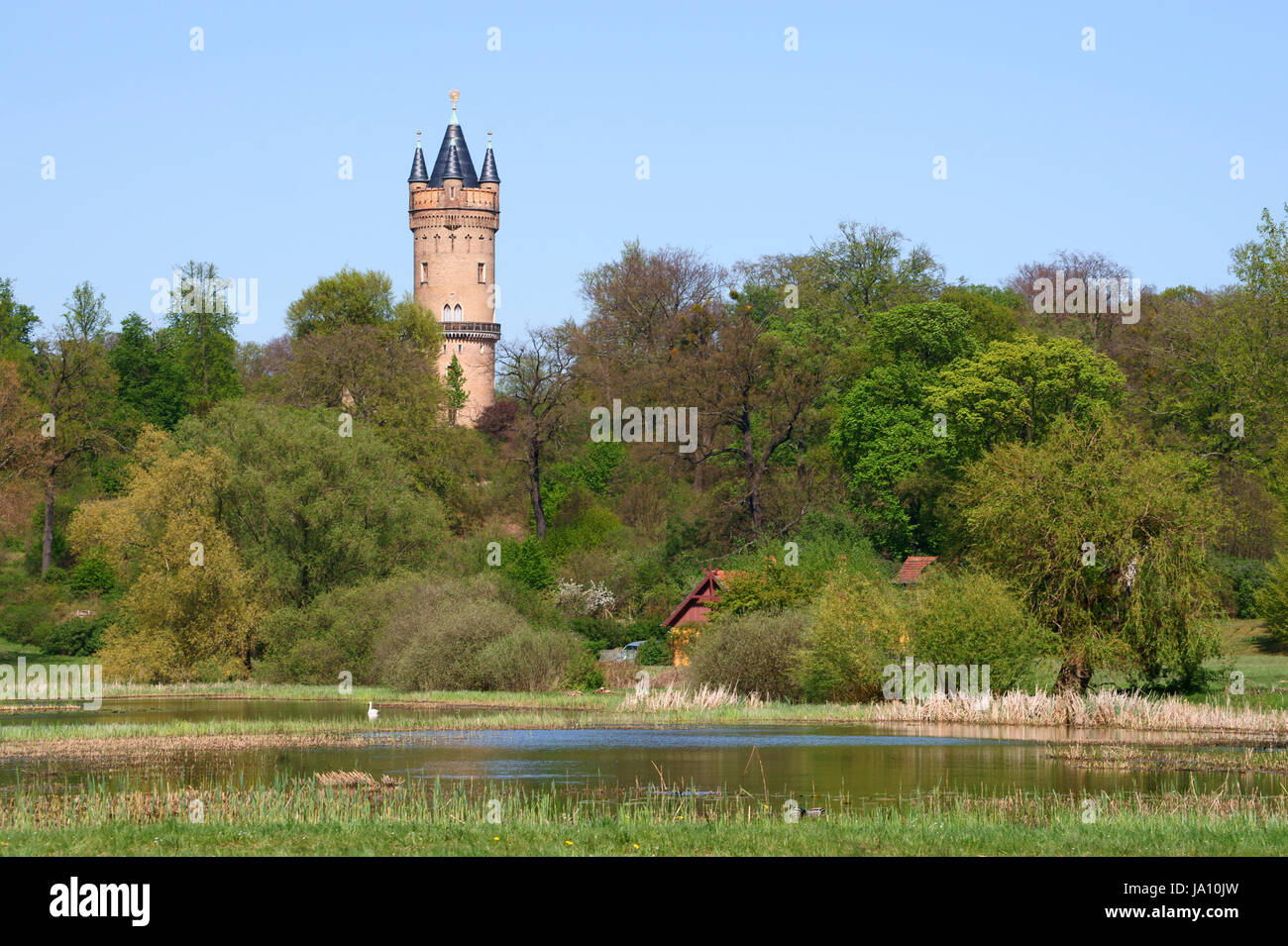 Flatow-Turm in babelsberg Stockfoto