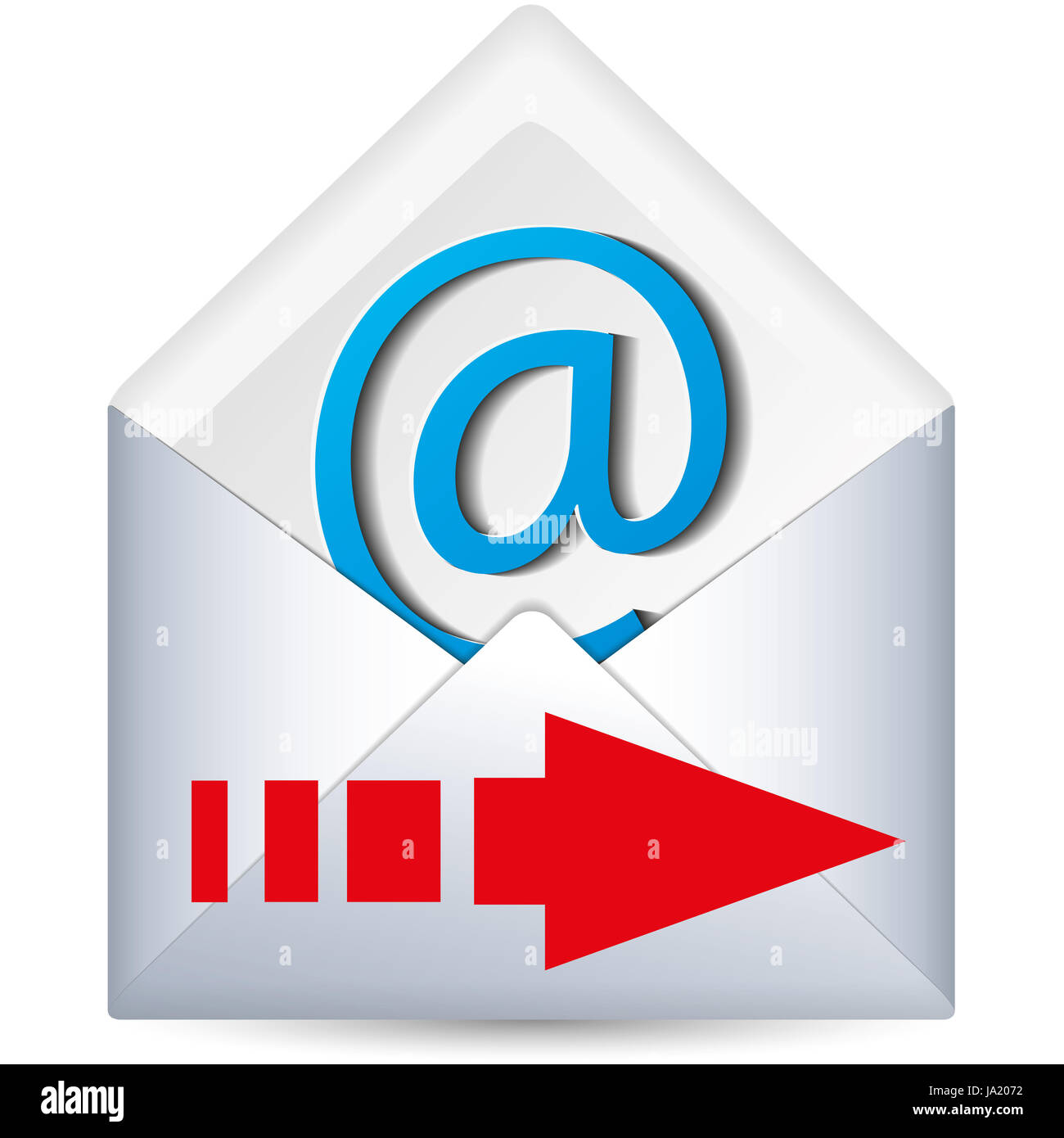 e-Mail, abstrakt, Brief, Post, Briefumschlag, Piktogramm, Symbol, Piktogramm, Handel Stockfoto