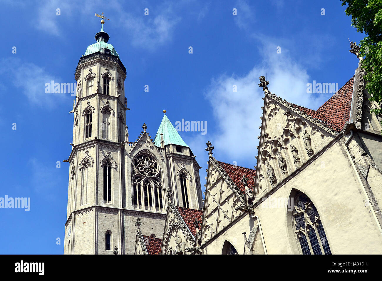 Kirche, evangelisch, Brunswick, Mittelalter, glauben, Kirche, Gott, denken Sie daran, Stil Stockfoto