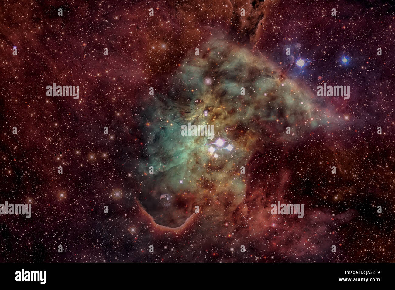 Galaxie im Universum. Elemente dieses Bild eingerichtet von der NASA Stockfoto