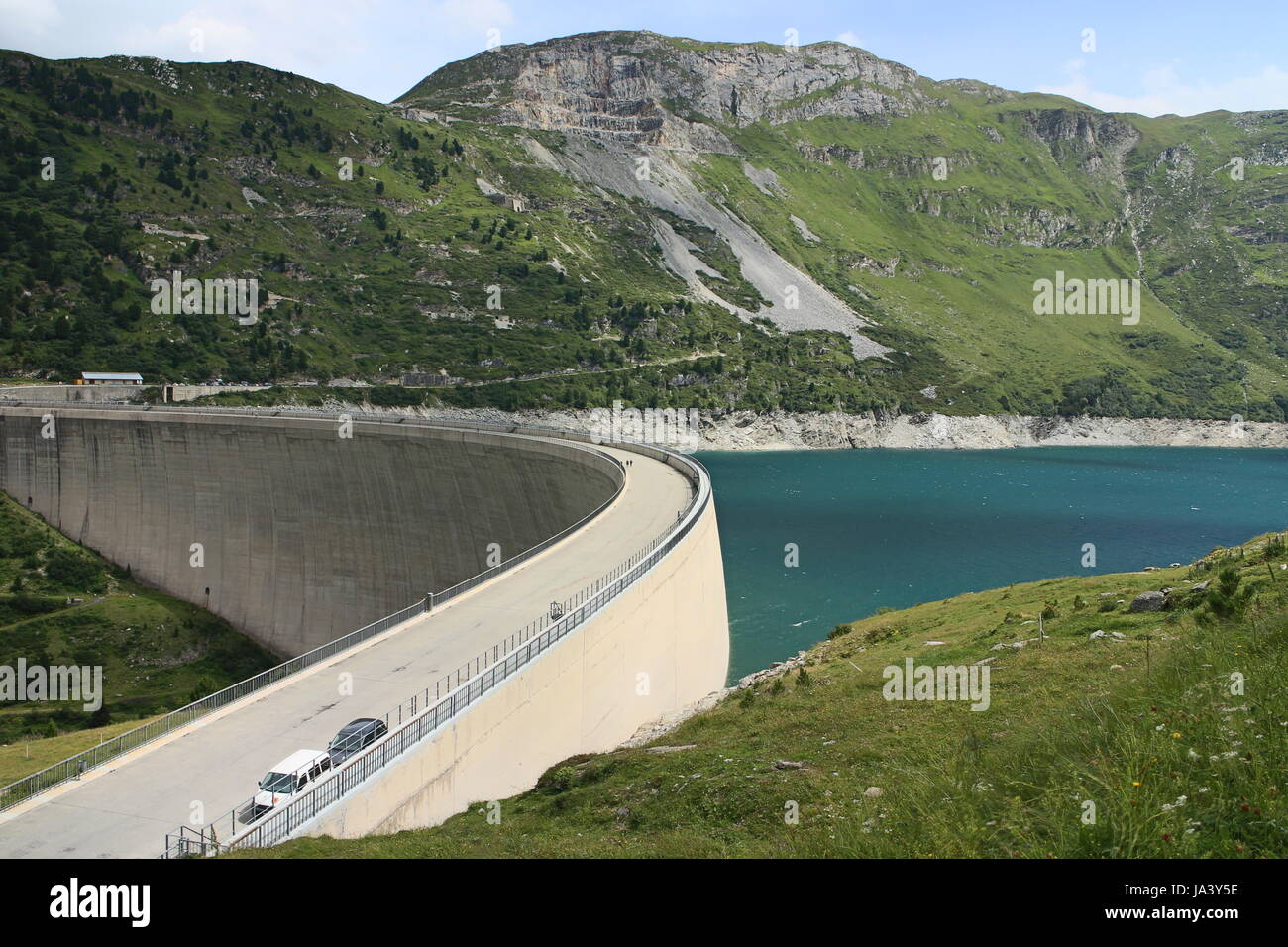 Schweiz, künstlich angelegten See, Italien, Rhein, Kraftwerk, Blume, Blumen, Stockfoto