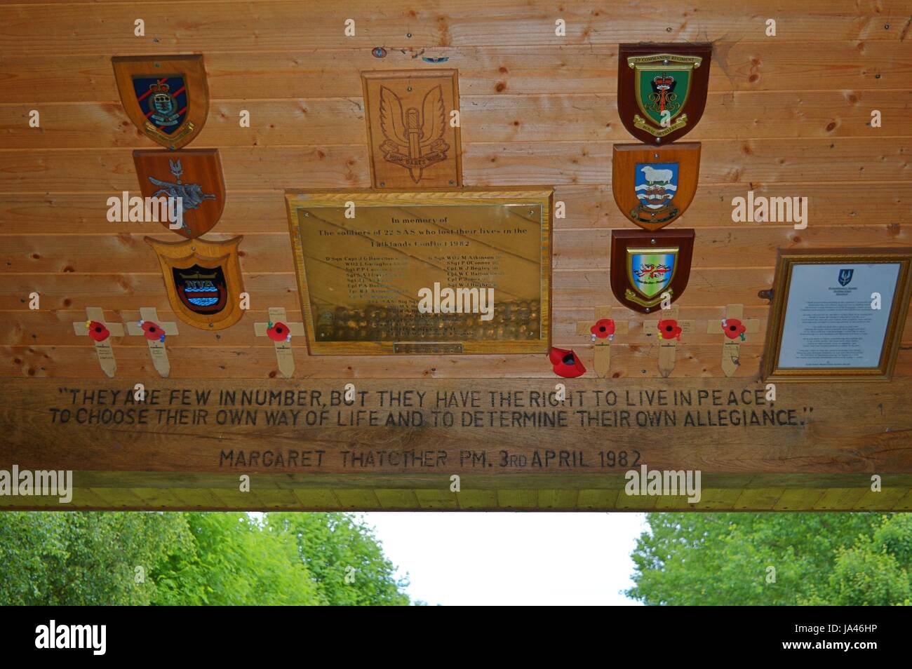 National Memorial Arboretum Stockfoto