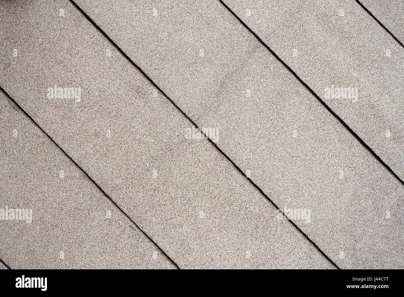 Nahaufnahme der gefütterte Betonwand Textur. Grunge Beige Hintergrund von Zement oder Stein alte Textur ausgekleidet. Stockfoto