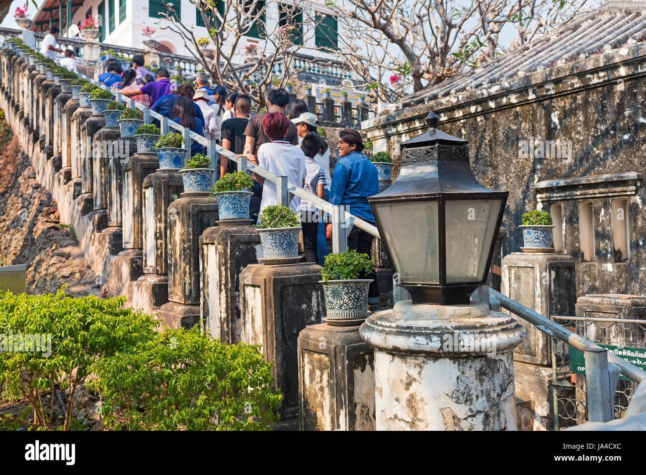 Phra Nakhon Khiri Royal Palace Park aka Khao Wang Palace Hill Phetchaburi Thailand Stockfoto