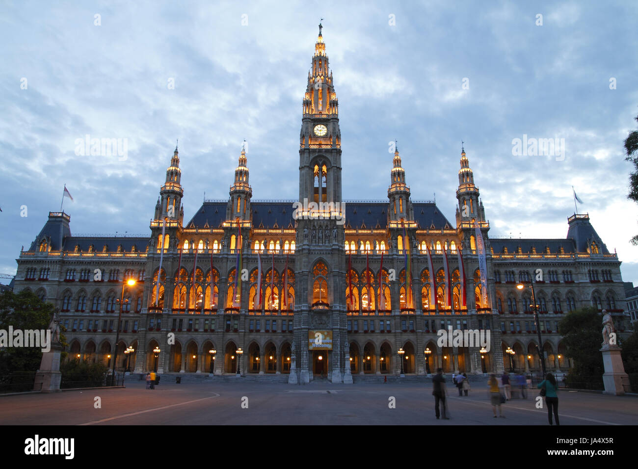 Wien, Österreich, Hauptstadt, Palast, Residenz, Halle, Turm, Reisen, Stadt, Stadt, Stockfoto