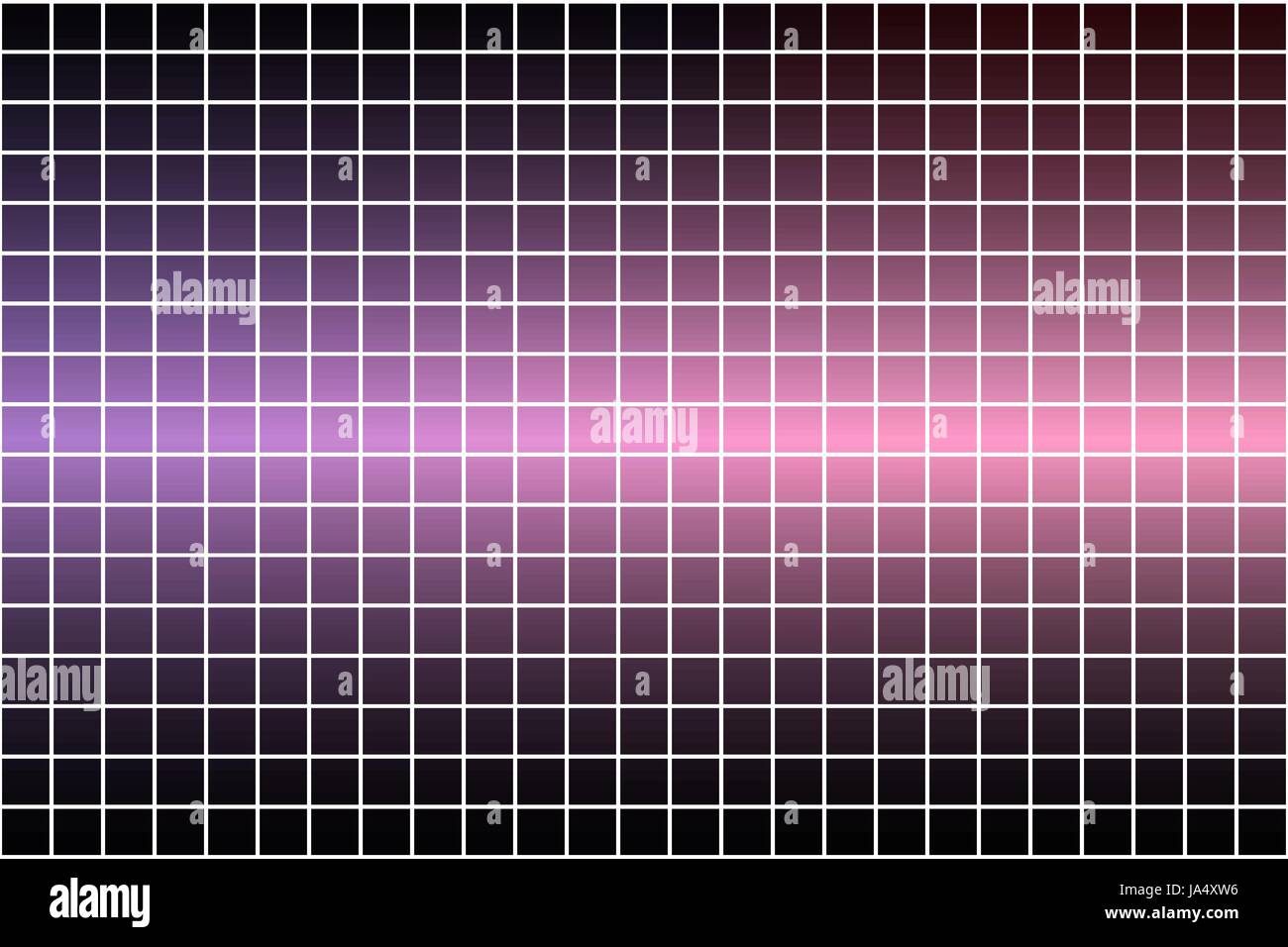 Lila blau rosa abstrakte Vektor quadratischen Fliesen über weißen Mosaik Hintergrund Stock Vektor
