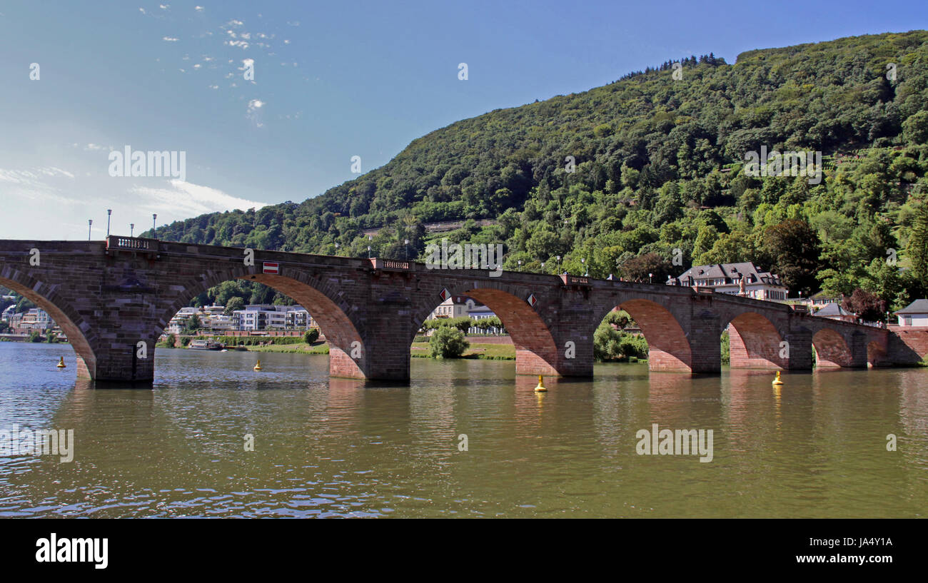 Brücke, Brücke, Altstadt, Romantik, Sightseeing, Sandstein, tourist Stockfoto