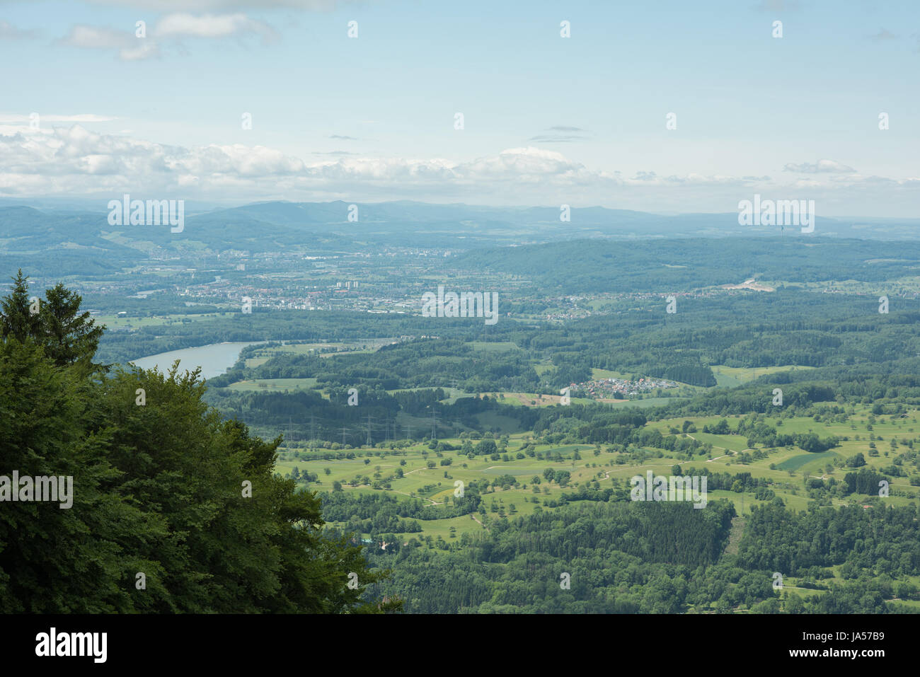 Landschaft im Südwesten Deutschlands Stockfoto