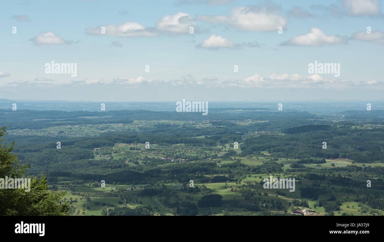 Landschaft im Südwesten Deutschlands Stockfoto