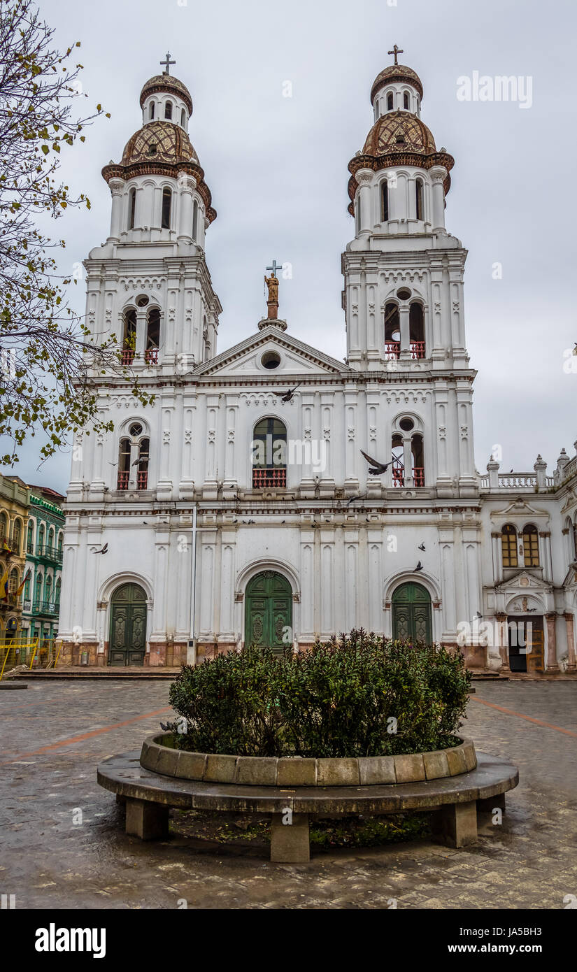 Kirche Santo Domingo - Cuenca, Ecuador Stockfoto