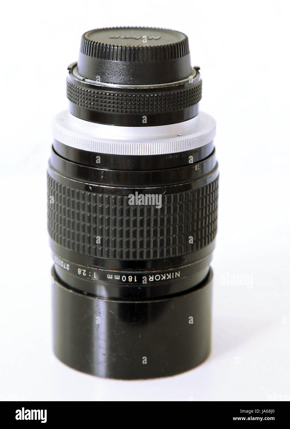 Nikkor 180mm F2. 8 Teleobjektiv, manueller Fokus Stockfoto