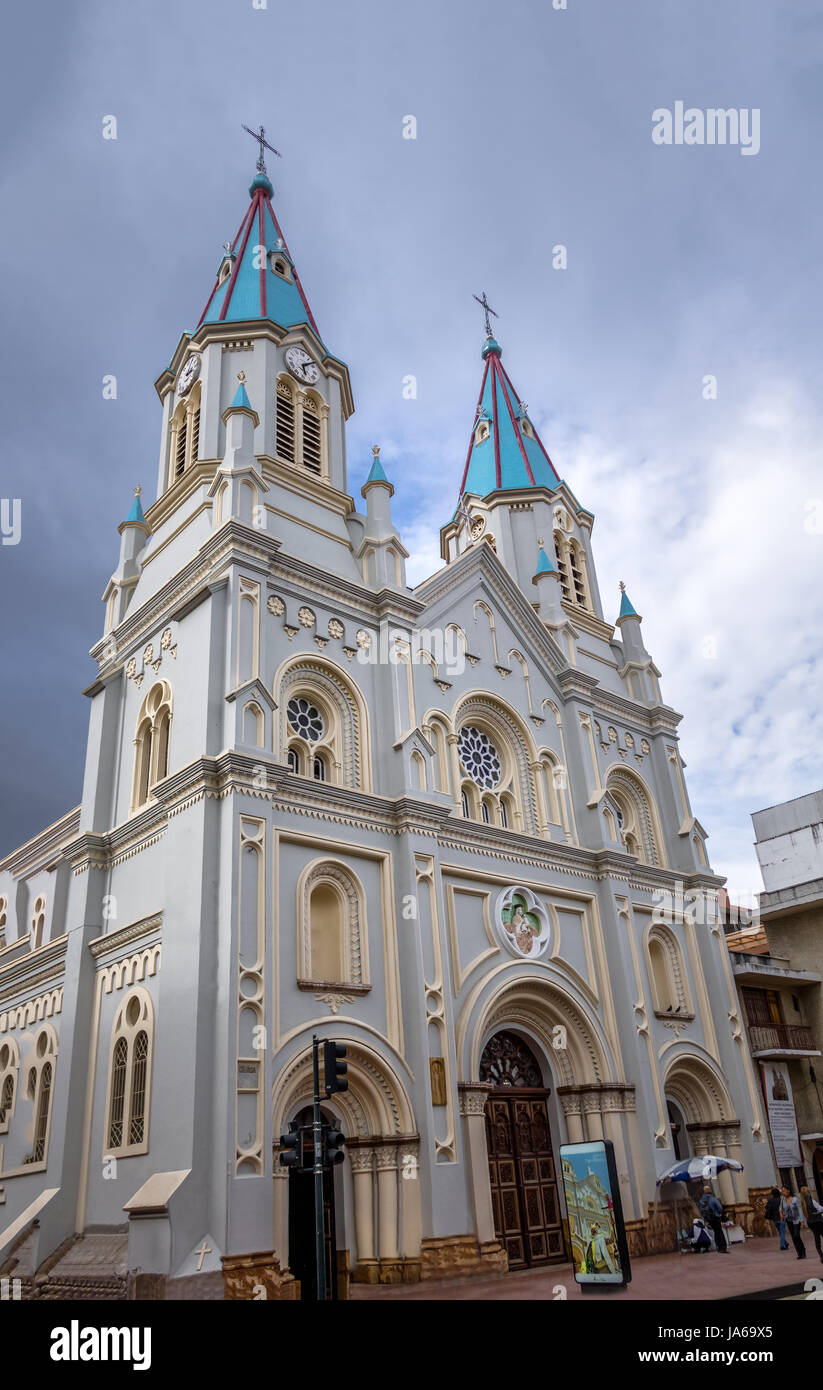Kirche San Alfonso - Cuenca, Ecuador Stockfoto Kirche San Alfonso - Cuenca, Ecuador Stockfoto