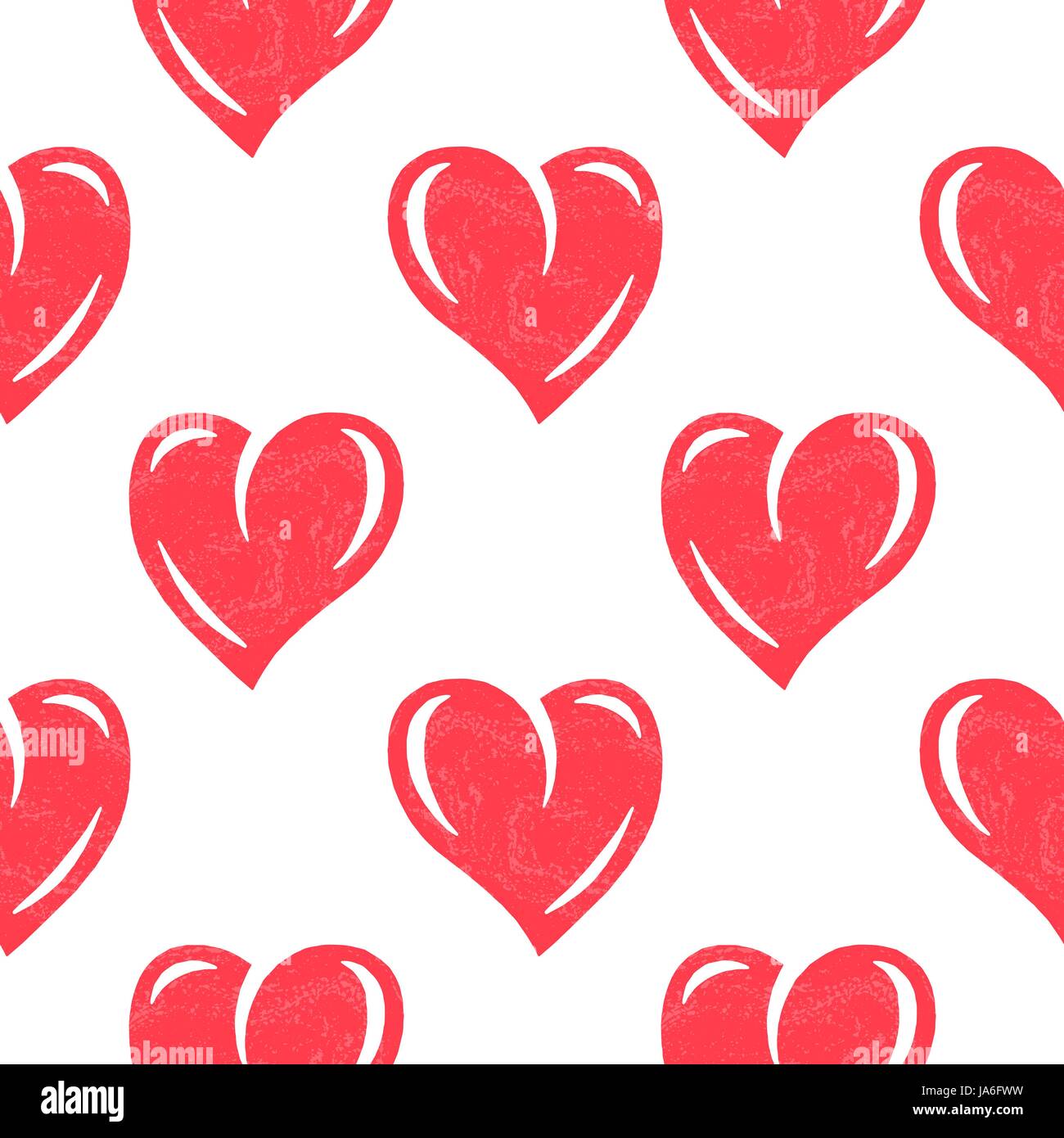 Handgezeichnete Herzen. Design-Elemente für Valentine s Day. Stock Vektor