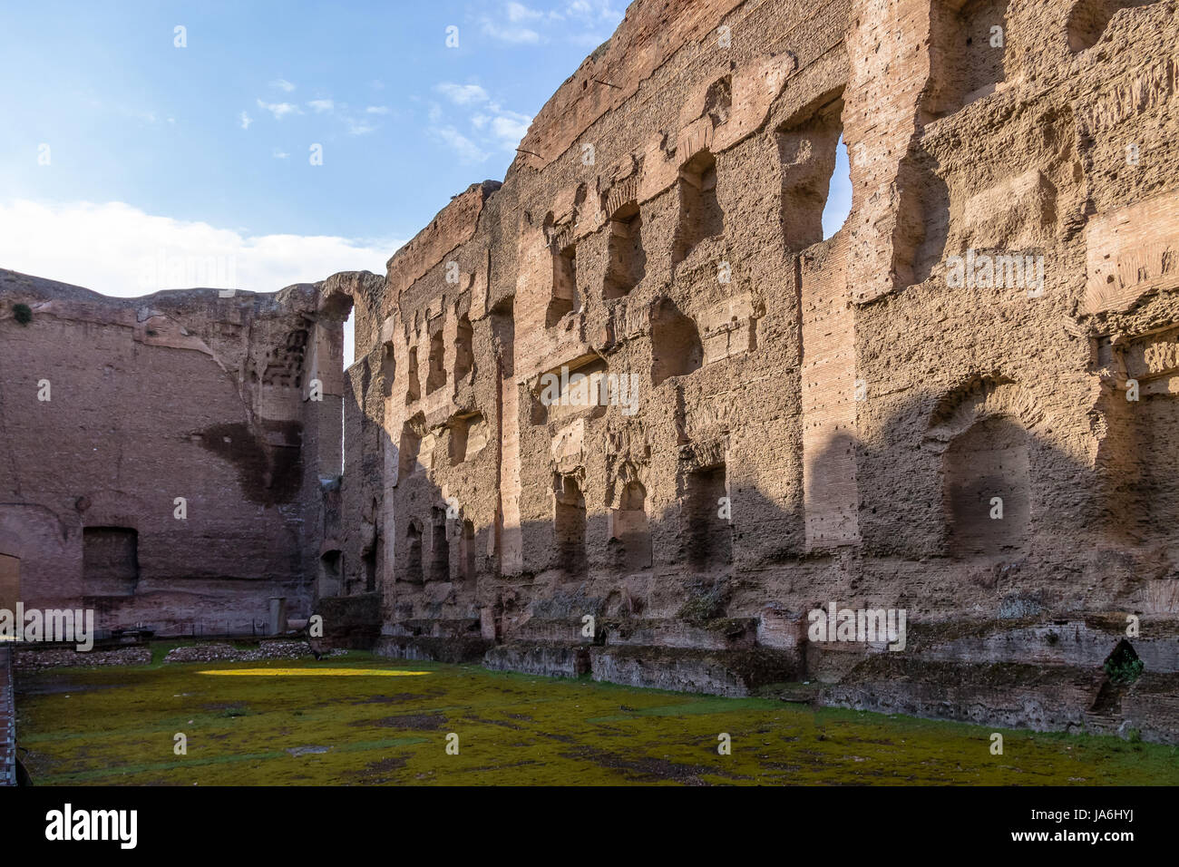 Bäder von Caracalla (Termas di Caracalla) Ruinen - Rom, Italien Stockfoto