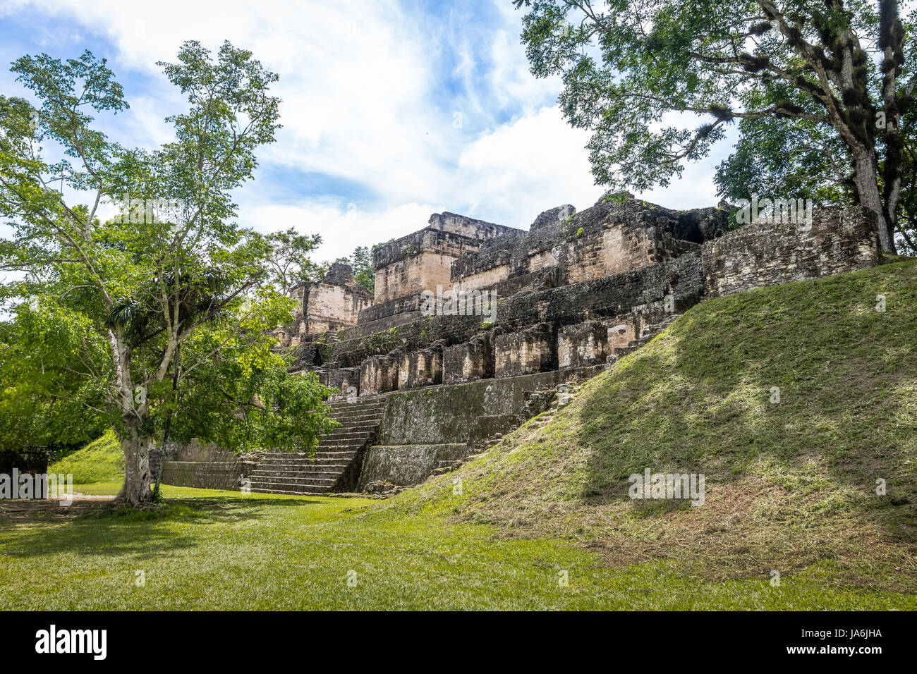 Maya-Ruinen in Tikal National Park - Guatemala Stockfoto