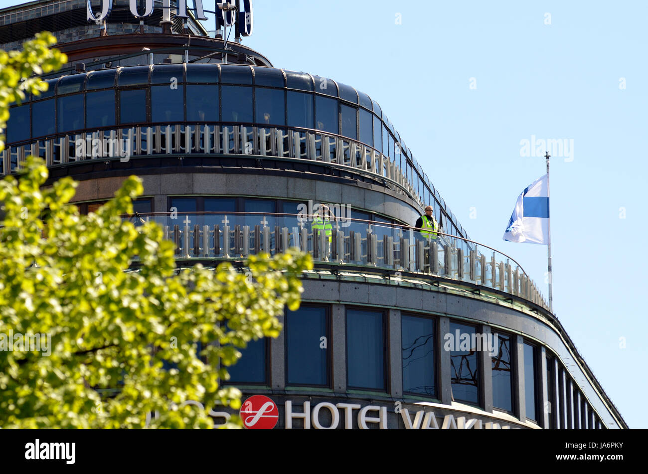 Militärparade In Helsinki 2017 Stockfoto