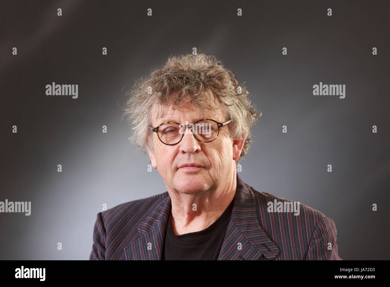 Edinburgh, Schottland 24. August. Tag 13 Edinburgh International Book Festival. Im Bild: Paul Muldoon, irischer Dichter. Er verfügt über mehr als 30 Sammlungen veröffentlicht und gewann den Pulitzer-preis für Poesie und dem Eliot Preis. Credit: Pako Mera/Alamy leben Nachrichten Stockfoto