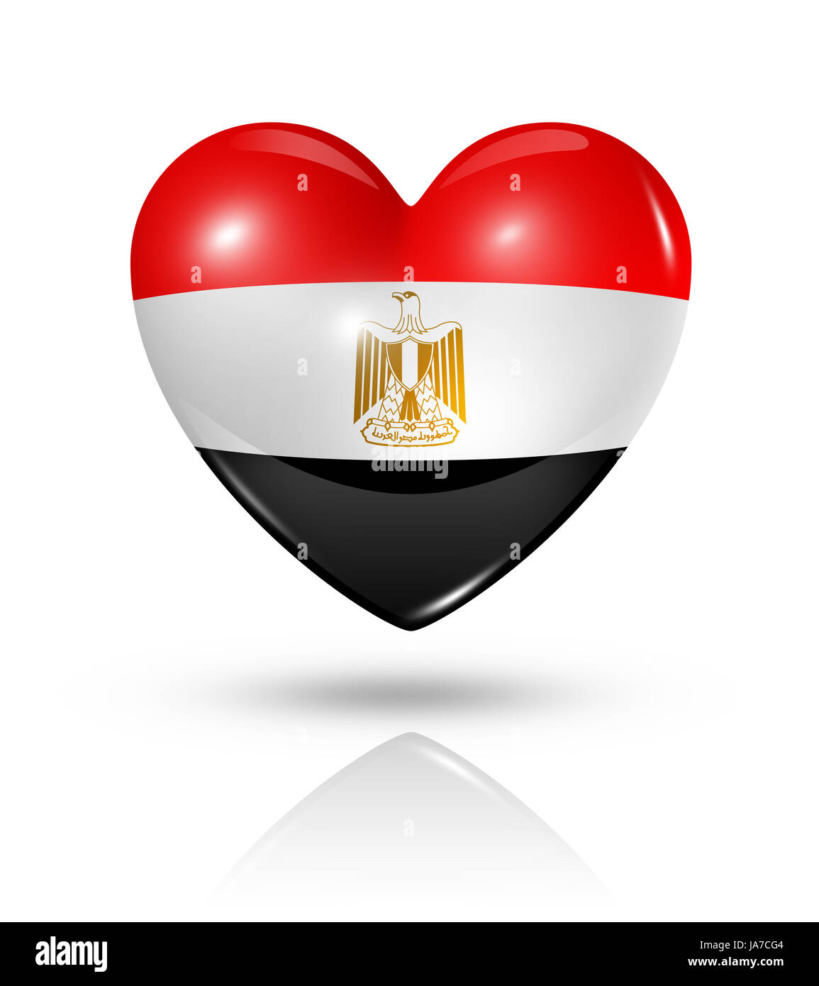 Flagge, Ägypten, Liebe, verliebt, verliebte sich in Liebe, Herz