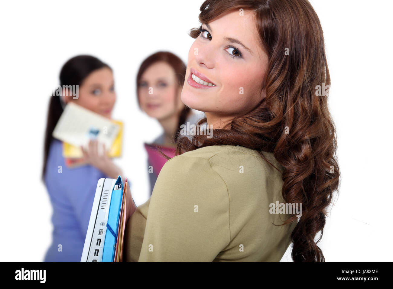 schön, beauteously, schön, leer, europäisch, Kaukasisch, Bücher, nach vor, Stockfoto