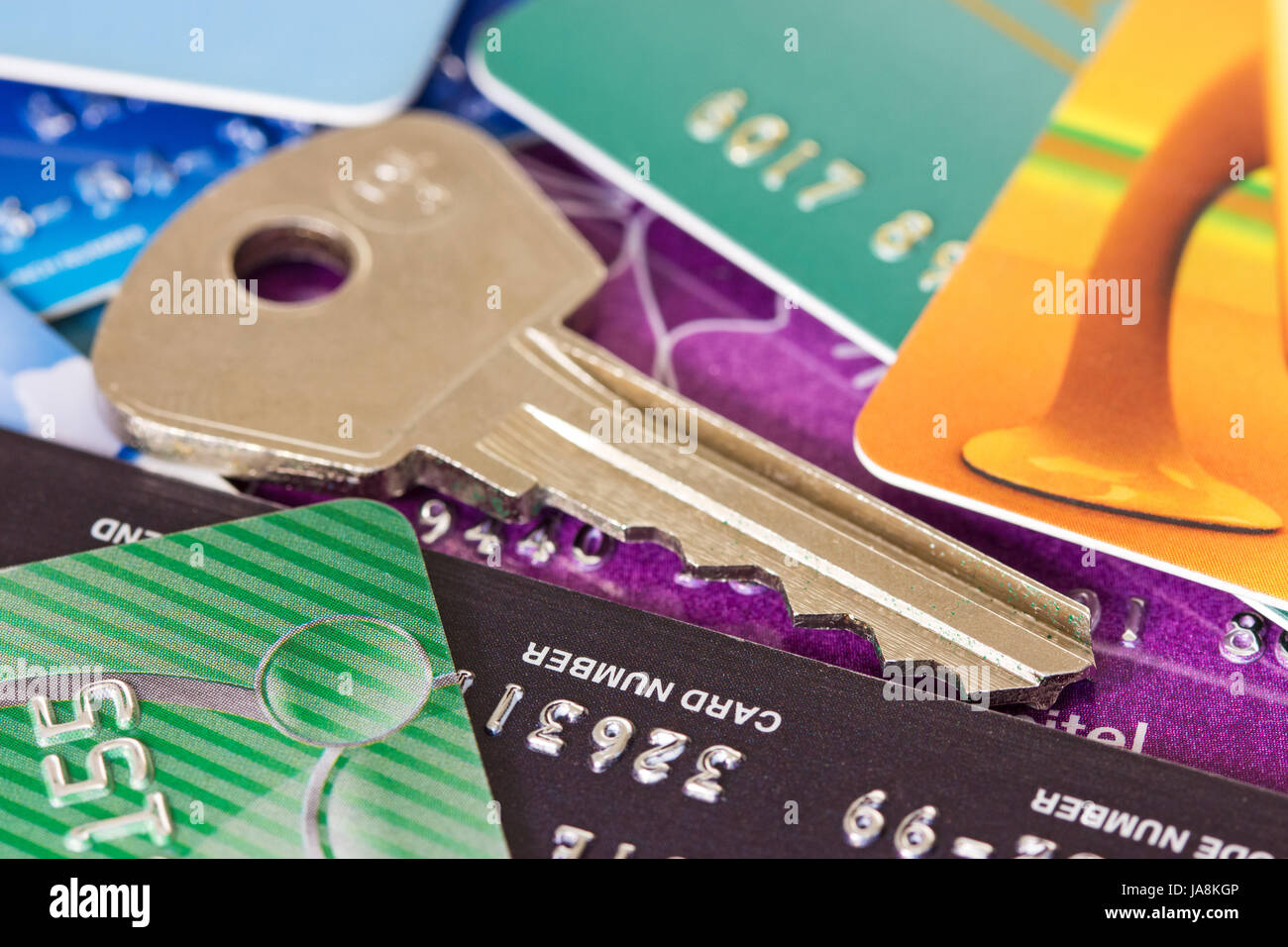 Zahlen Sie, Zahlung, Karte, Schlüssel, Kredit, Handel, Banken, Garantie, Pfand, Kaution, Stockfoto