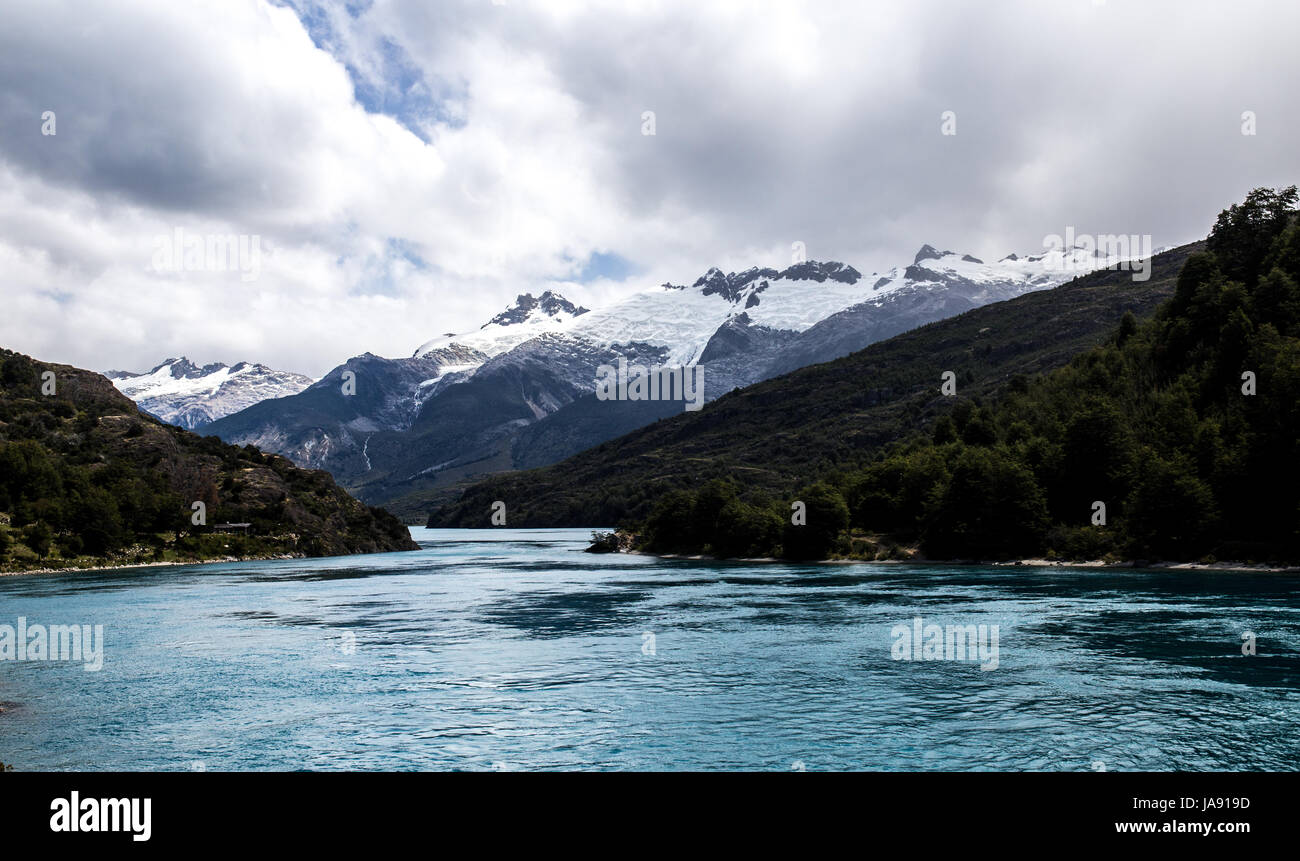 Lago in Patagonien, Chile Stockfoto