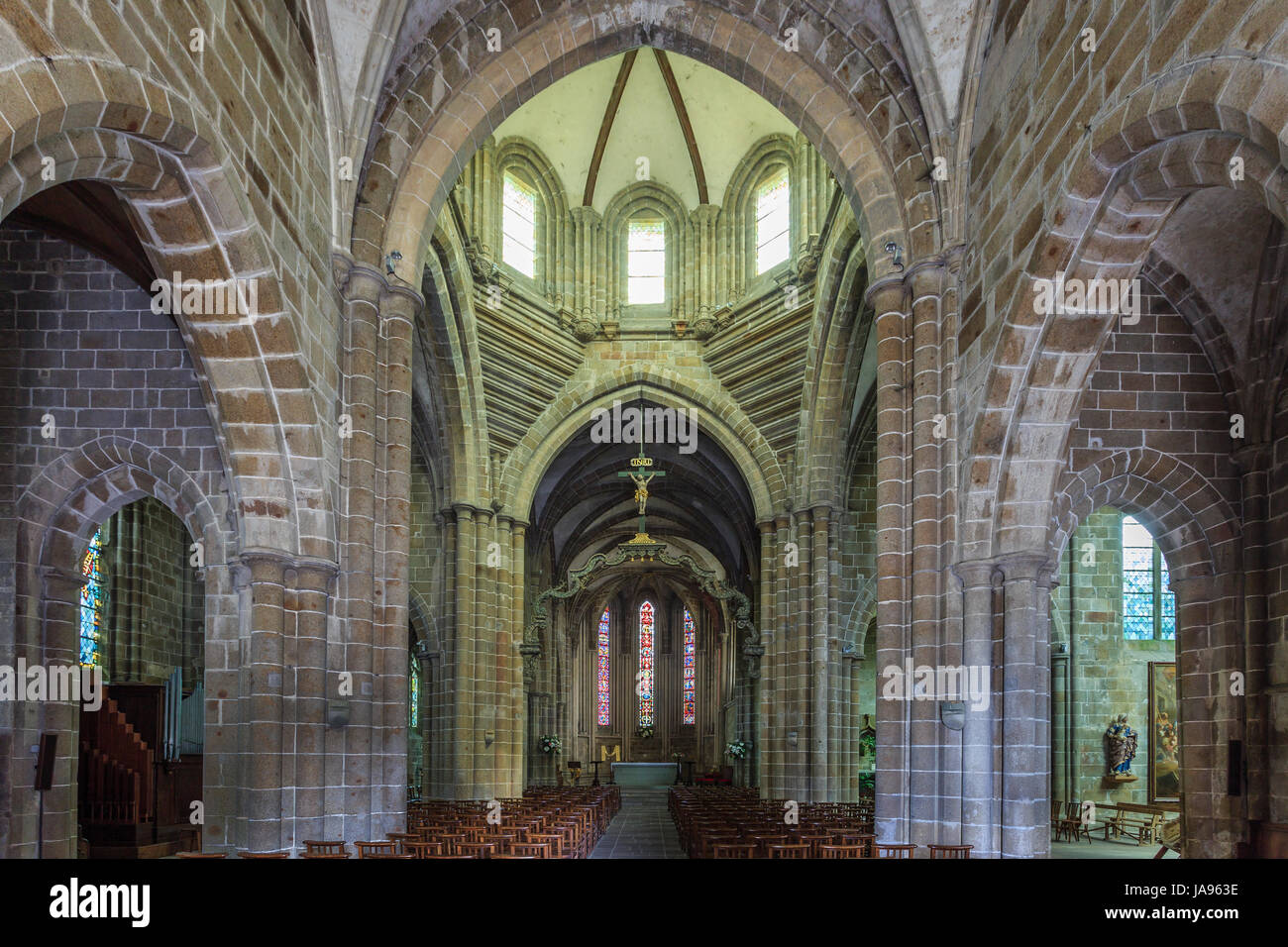 Frankreich, Calvados, Saint Sever Calvados, die Kirche NotreDamede